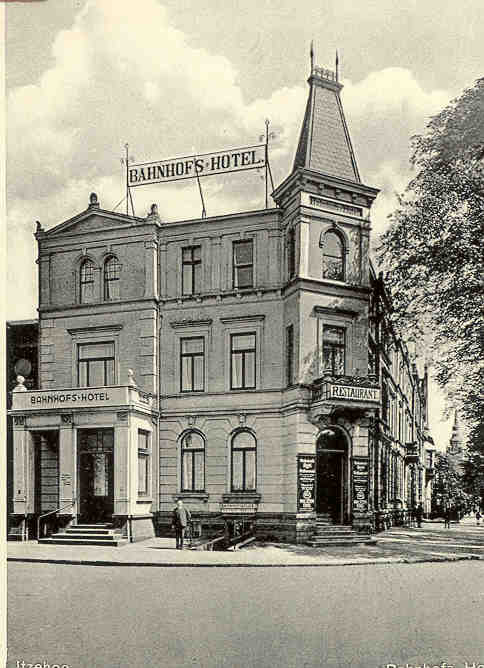 ehemaliges Bahnhofshotel um 1930