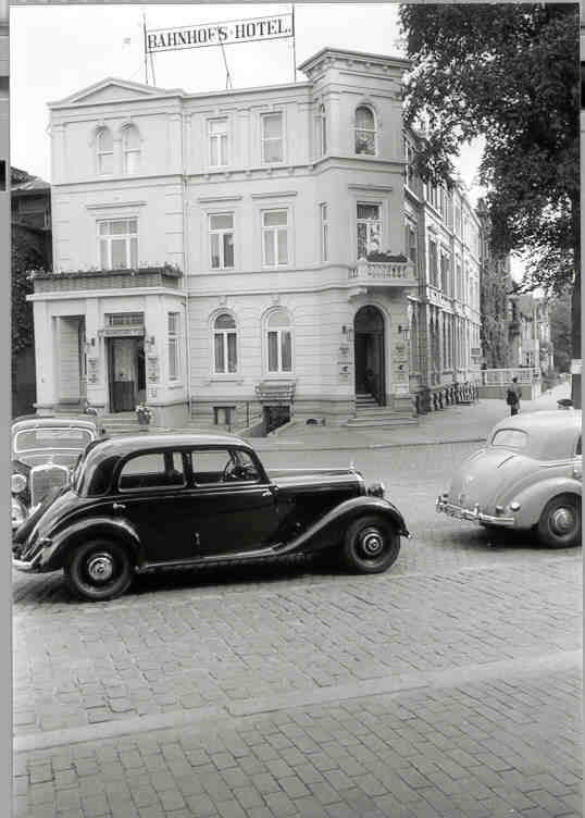 ehemaliges Bahnhofshotel um 1950 - 2